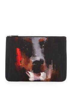 Черный кошелек с рисунком