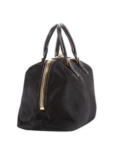 Sort taske af kalveskind